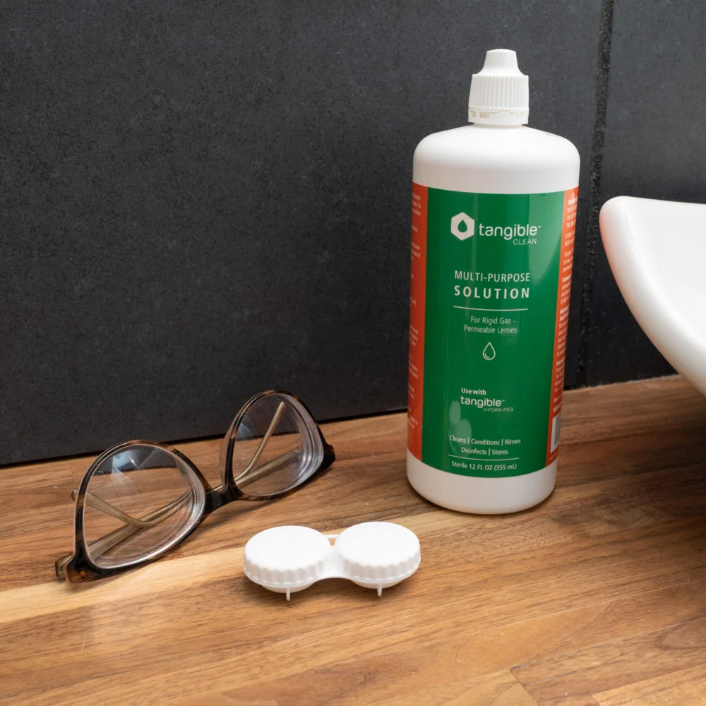 Tangible Brand Contact Lens Disinfecting Cleaning Solution (12 Ounces) - Image 2